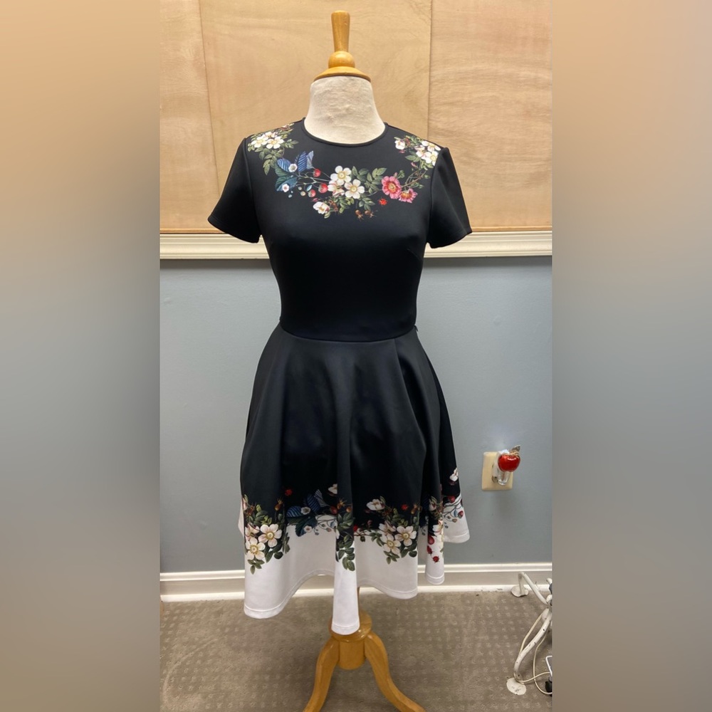 Ted Baker Chestna Oracle Skater Cocktail Party Dress